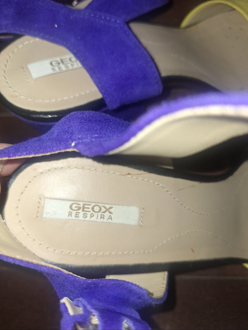 GEOX RESPIRA , SIZE 36 SUEDE SHOES - Picture 7 of 8